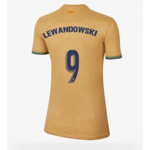 Barcelona Robert Lewandowski #9 kläder Kvinnor 2022-23 Bortatröja Kortärmad